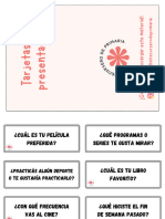 Tarjetas de Presentación