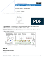 Corrig� Bacc SVT s閞ie D 2018