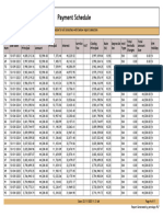 Payment Schedule: Description