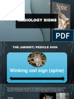 Radiology Sign