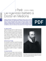 Ambroise Paré: de Ingenioso Barbero A Doctor en Medicina