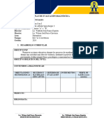 Plan de Evaluación Diagnóstica Formato