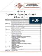 Filière: Ingénierie Réseaux Et Sécurité Informatique