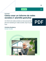 Cómo Crear Un Informe de Redes Sociales (+ Plantilla Gratuita)