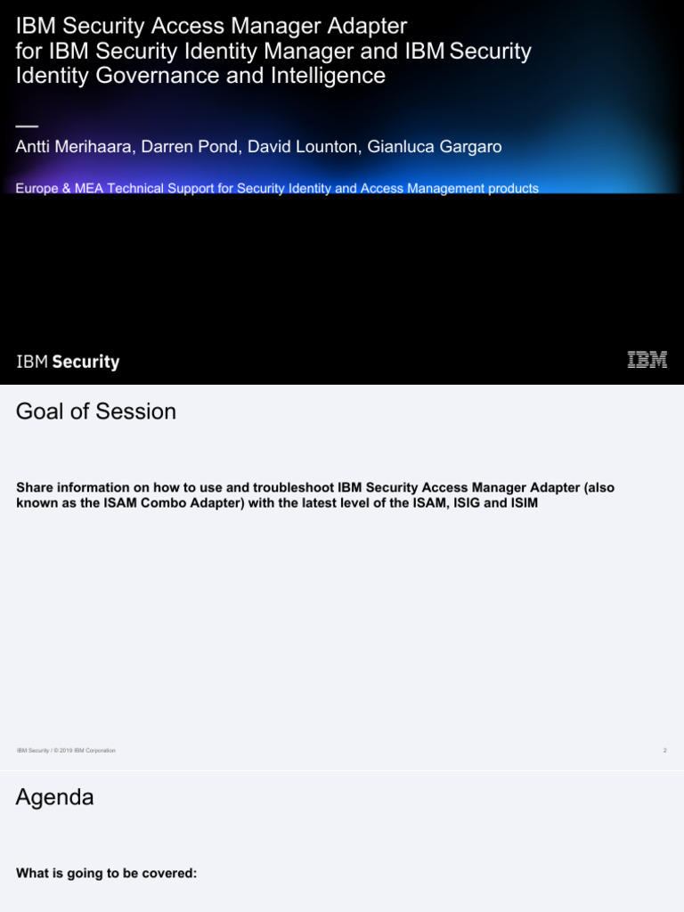 ISAM Adapter ForISIM IGI Slides | PDF | Windows Registry | Java ...