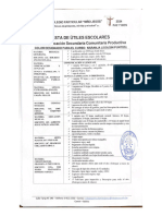 Lista de Útiles Escolares