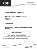 Tutorial Letter 101/0/2024: Advanced Financial Management