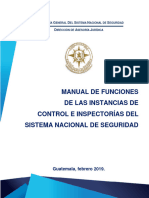 Manual de Funciones de Las Instancias de Control e Inspectorías Del Sistema Nacional de Seguridad 7