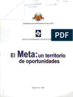 Gobernación Del Meta IGAC El Meta Un Territorio de Oportunidades 2004