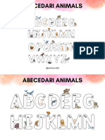 Abecedari Animals