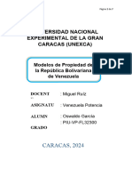 Modelos de Propiedad en La Républica Bolivariana de Venezuela