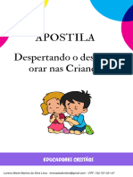 Apostila Despertando o Desejo de Orar Nas Crianças