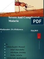 Severe and Complicated Malaria