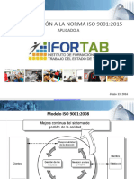 Presentación Ifortab Introducción Iso 9001 2015