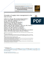 Principles of Supply Chain Management I - 2021 - Best Practice - Research Clinic