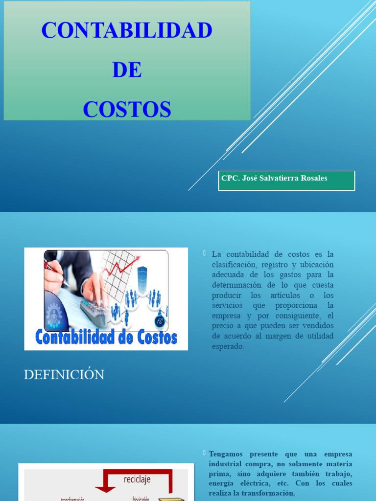 Guía Completa sobre Contabilidad de Costos | PDF | Costo | Business
