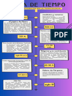 Infografía Cronológica Línea de Tiempo Con Fechas Timeline Doodle Garabatos Dibujados A Mano Blanco Negro y Amarillo