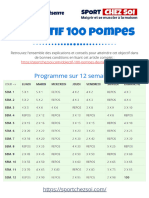 Tableau Objectif 100 Pompes en PDF