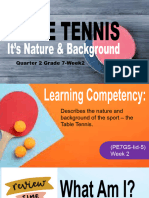 Q2 PPT PE7 Wk2 Table Tennis - Nature - Background