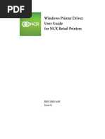 NCR Manual Printer 18-I-2024