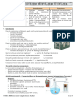 Difference Entre Temperature Et Chaleur Prof