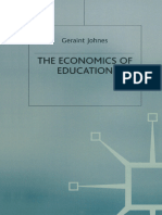 The Economics of Education - Geraint Johnes (Auth.) - Macmillan Education UK (1993)