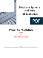 L 18 PRACTICE PROBLEMS Joins and Nested Queries