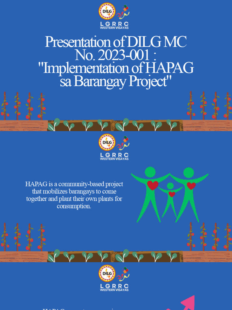 HAPAG sa Barangay Project Overview | PDF | Social Science