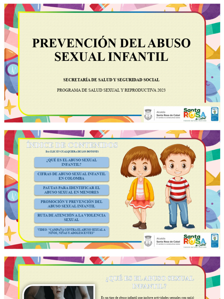 Prevención Del Abuso Sexual Infantil | PDF | Abuso Sexual Infantil ...