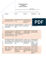 Rúbrica para Evaluar Un Cuento. Lengua Materna