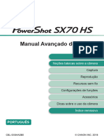 Powershot SX70 HS Advanced User Guide PT