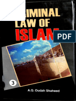 CRIMINAL LAW OF ISLAM Vol 3 (English) by Abdul Qadir Oudah