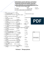 SOAL BELAJAR MANDIRI FiQih KLS 1