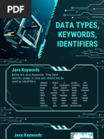 Data Types Keywords Identifiers