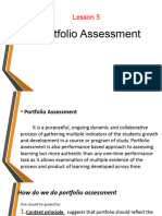 Lesson 5 Portfolio Assessment