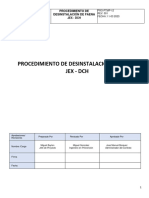 Procedimiento Desmovilizacion Faena Jex