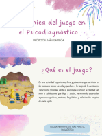 La Técnica Del Juego en El Psicodiagnóstico. Presentación