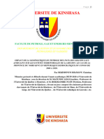 Memoire Ingeniorat de Sekimonyo Shamavu Christian: Géopolitique Du Pétrole Des Pays Des Grands Lacs Africains