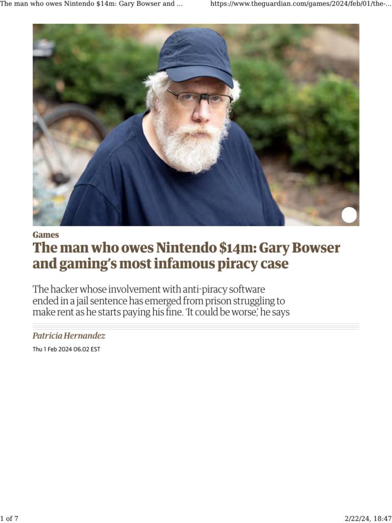 The Man Who Owes Nintendo 14m Gary Bowser and Gaming's Most Infamous