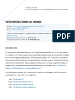 Conjuntivitis Alérgica - Manejo - UpToDate