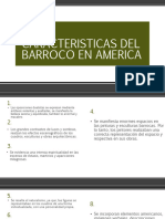 Caracteristicas Del Barroco en America