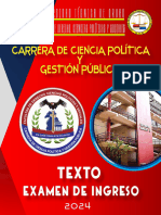 Texto Guia Examen de Admision Carrera de Ciencia Politica y Gestion Publica 2024