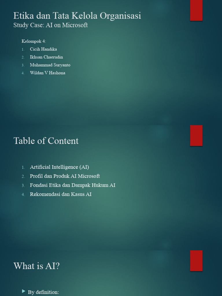 Recommendations For Ai Kelompok4 V2 Pdf Artificial