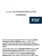 US Involvement in The Caribbean