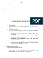 Format Proposal Teknis Permohonan Perizinan Berusaha Pemanfaatan Hutan