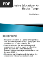 Inclusive Education