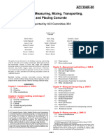 ACI 304R-00 Guide For Measuring, Mixing, Transporting, and Placing Concrete