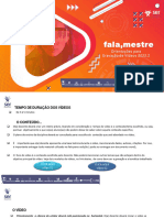 Orientações para Gravação de Vídeos Fala - Mestre