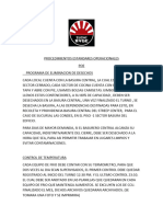 Procedimientos Estandares Operacionales