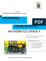 Maths Grade 4-Booklet